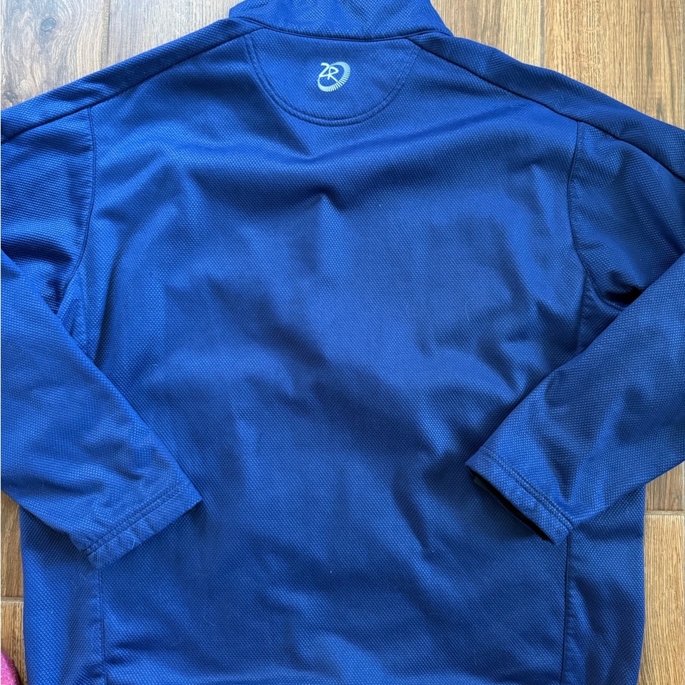 Zero Restriction Navy Quarter-Zip Pullover - men’… - image 4